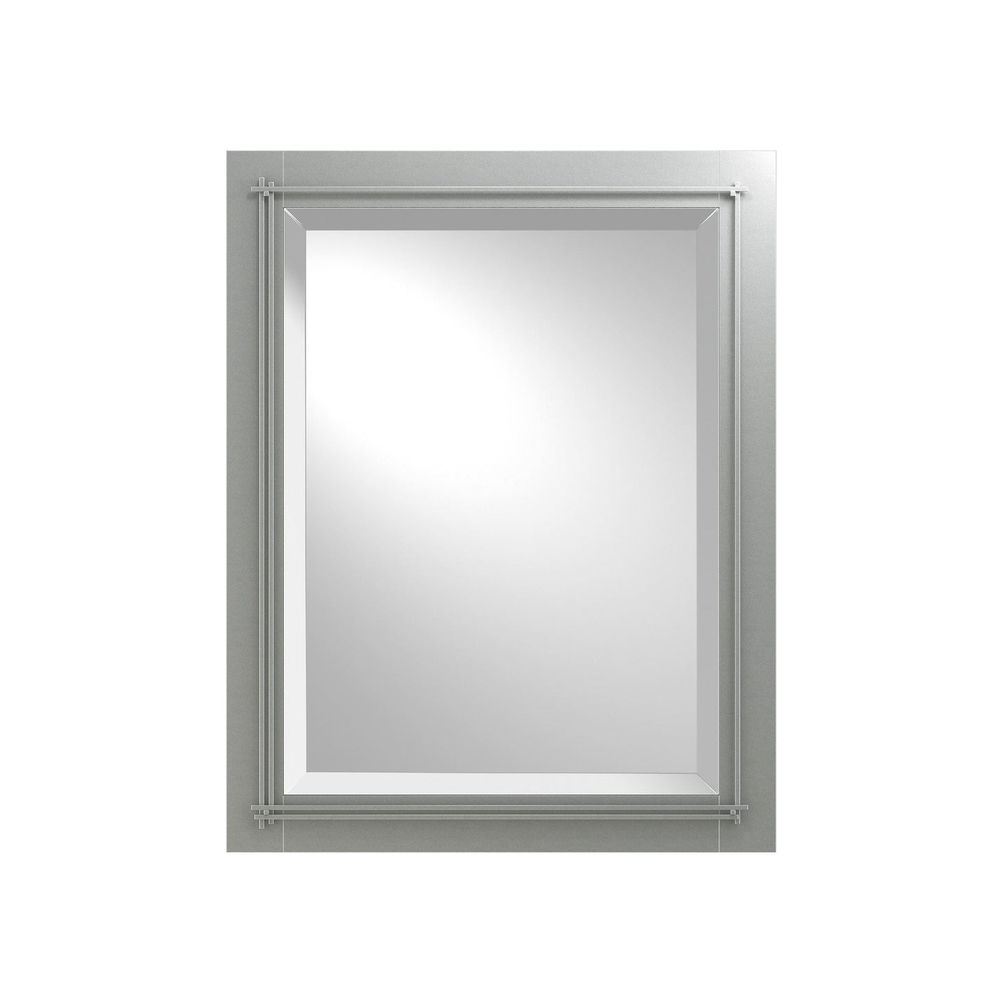 Metra Beveled Mirror in Vintage Platinum (28-Inch).