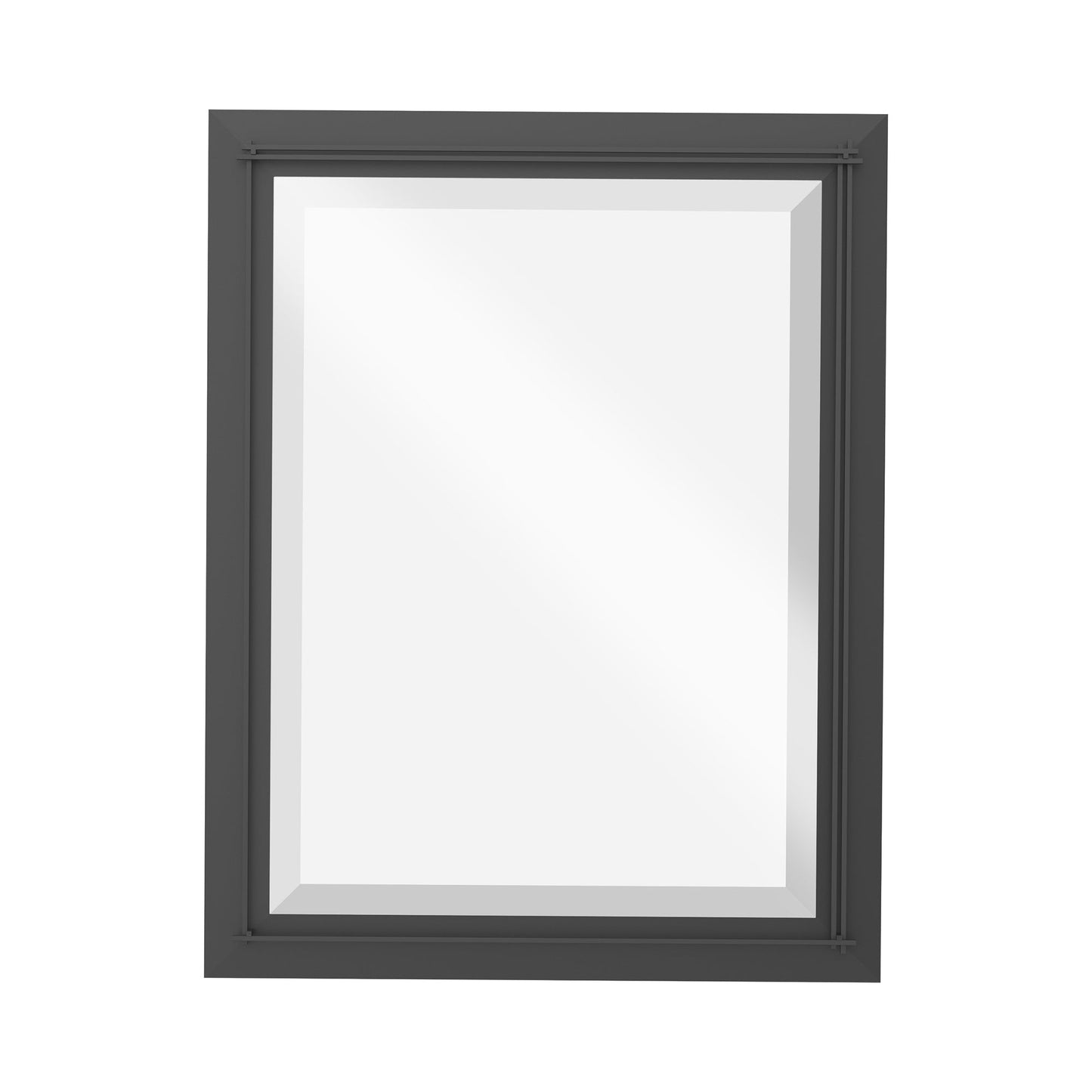 Metra Beveled Mirror in Black (32-Inch).