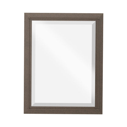 Metra Beveled Mirror in Bronze (32-Inch).