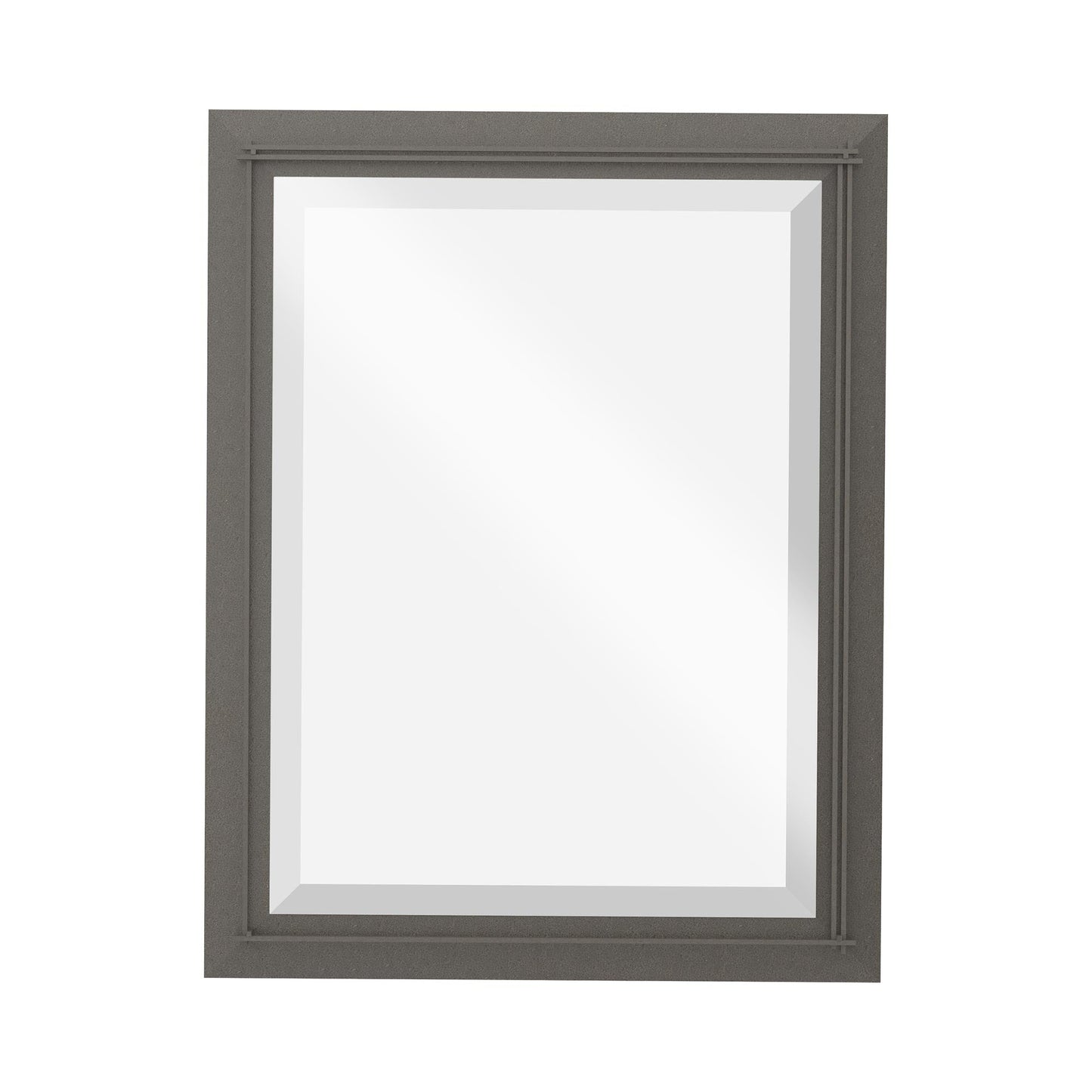 Metra Beveled Mirror in Dark Smoke (32-Inch).