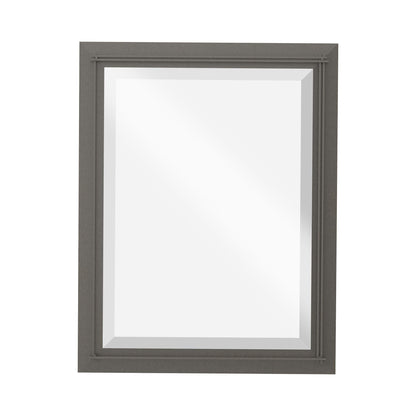 Metra Beveled Mirror in Dark Smoke (32-Inch).