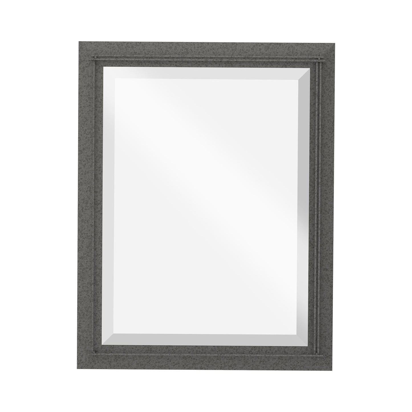 Metra Beveled Mirror in Natural Iron (32-Inch).