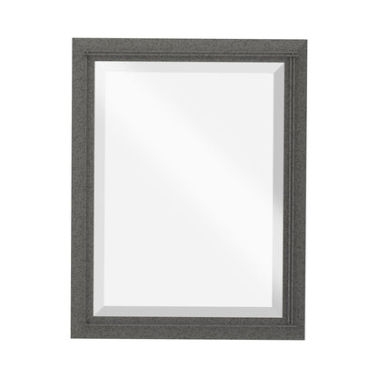 Metra Beveled Mirror in Natural Iron (32-Inch).