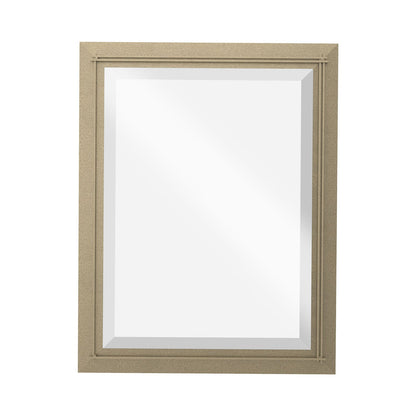 Metra Beveled Mirror in Soft Gold (32-Inch).