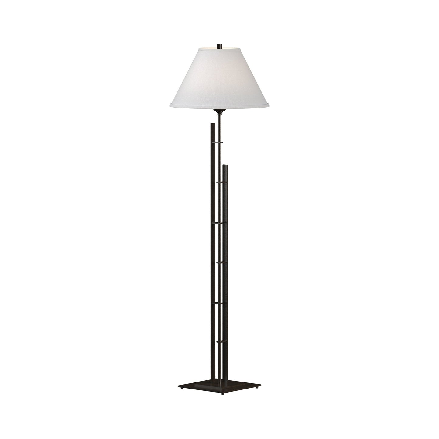 Metra Double Floor Lamp in Oil Rubbed Bronze.