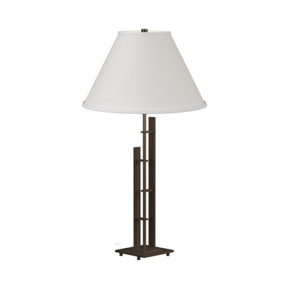 Metra Double Table Lamp in Bronze.