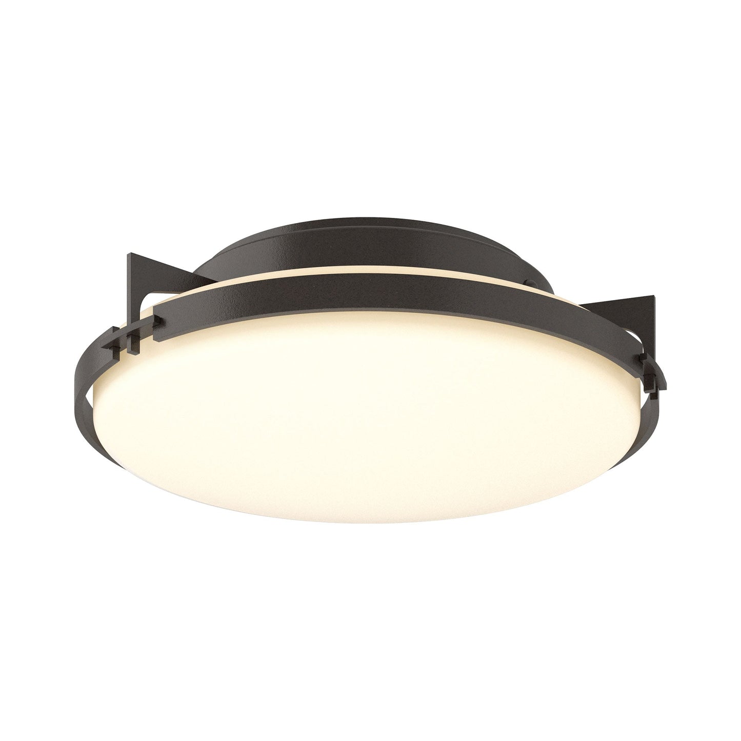 Metra Flush Mount Ceiling Light in Oil Rubbed Bronze.