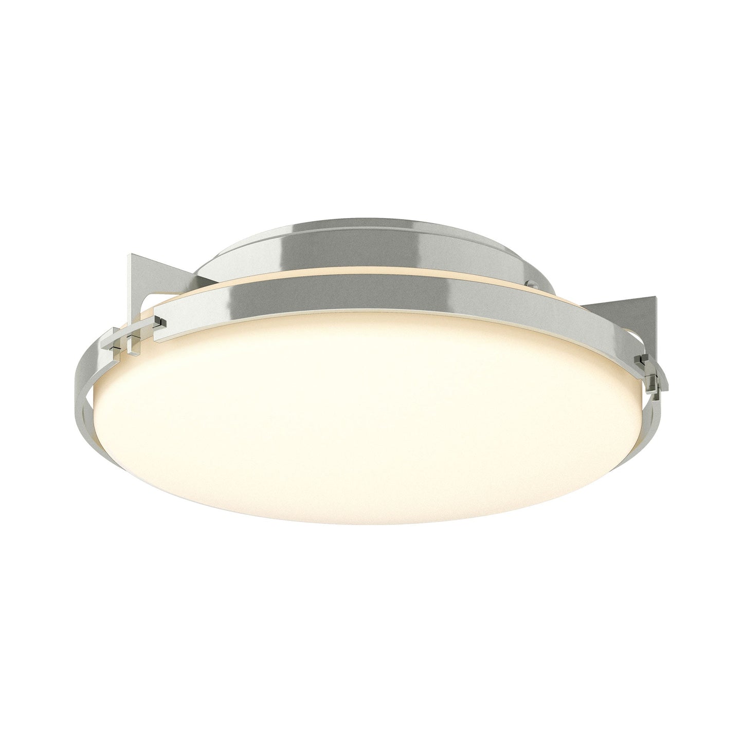 Metra Flush Mount Ceiling Light in Sterling.