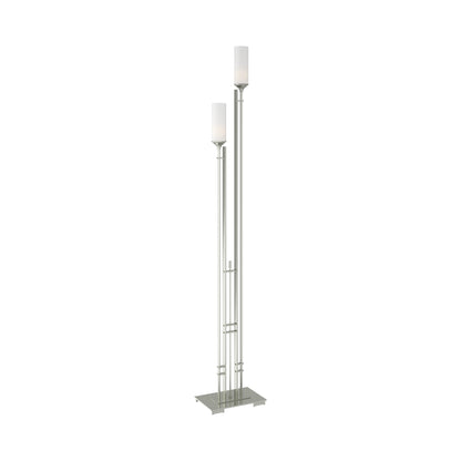 Metra Twin Tall Floor Lamp in Sterling.