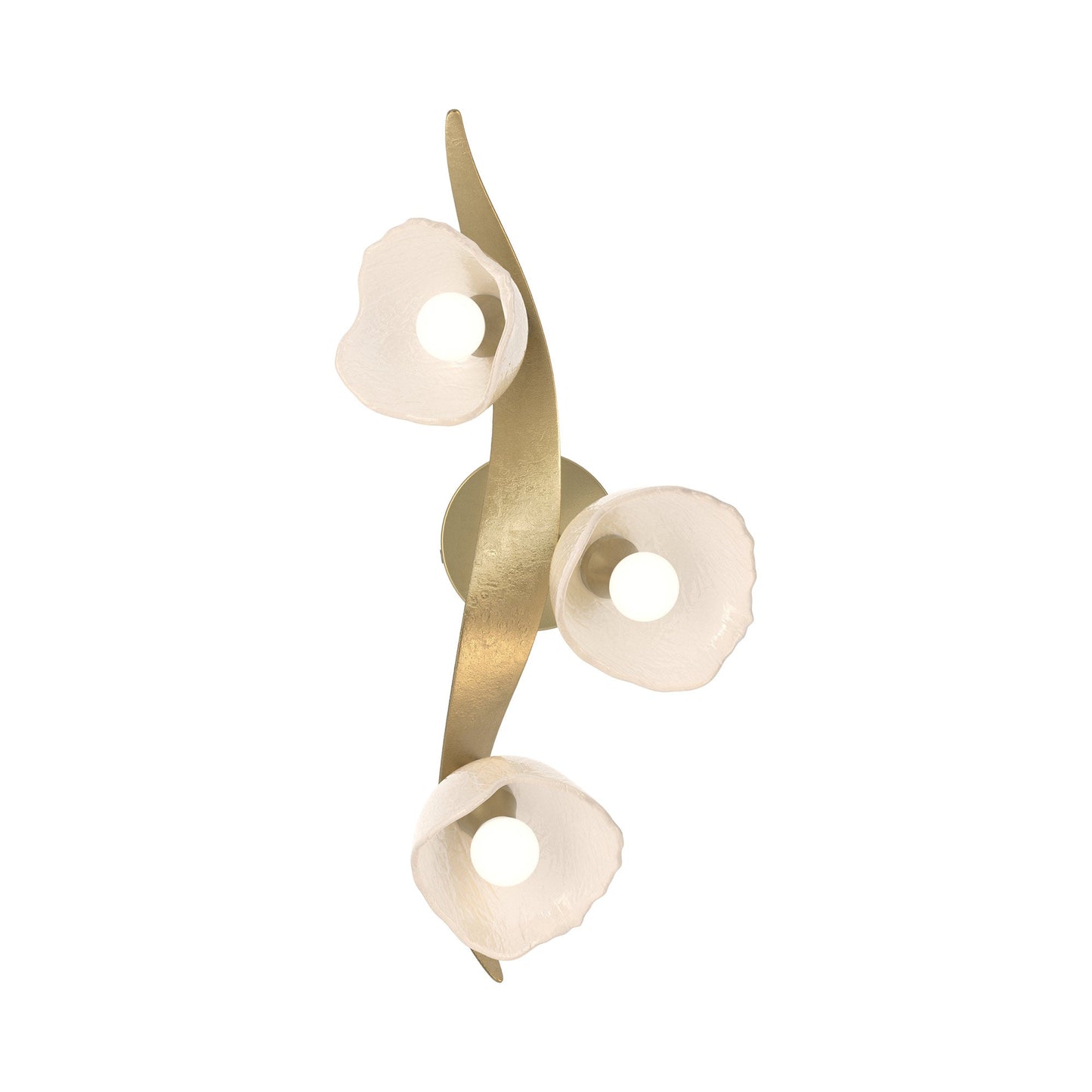 Mika Ceiling / Wall Light in Modern Brass.