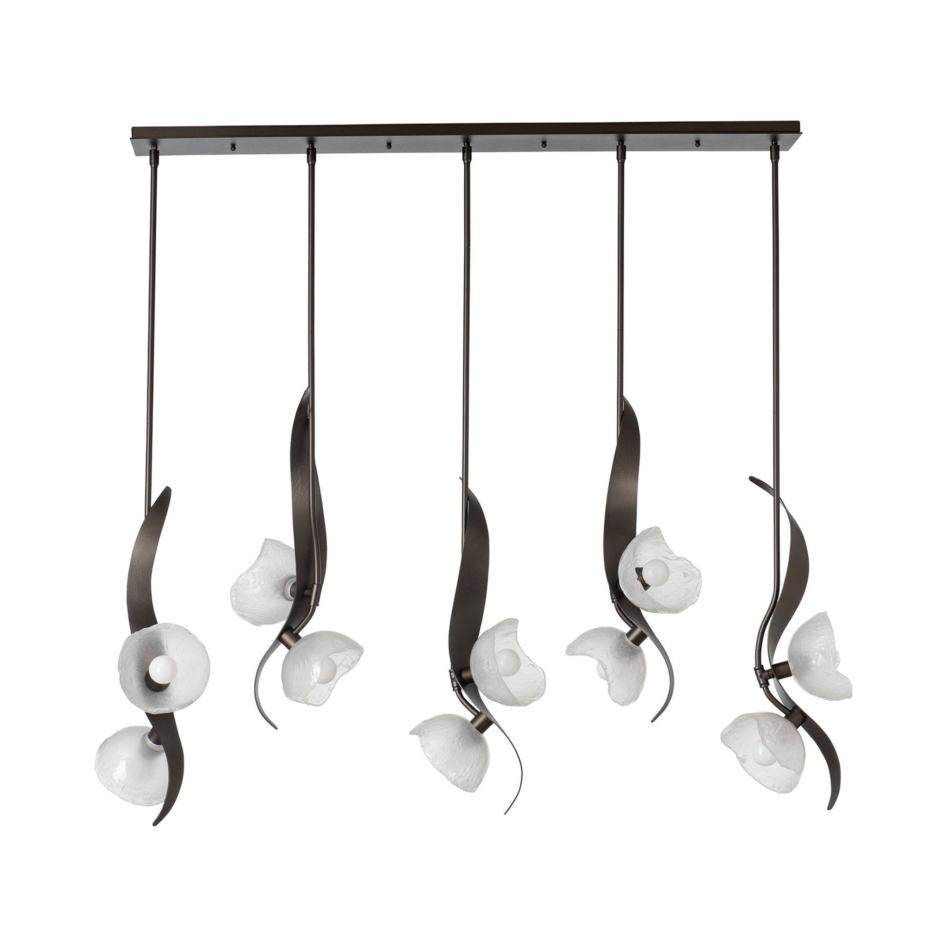 Mika Linear Pendant Light in Detail.