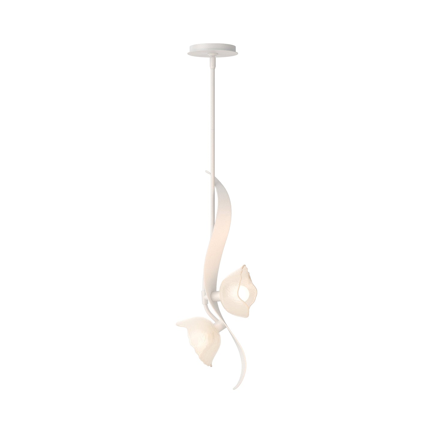 Mika Pendant Light in White.
