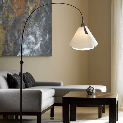 Mobius Arc Floor Lamp in living room.