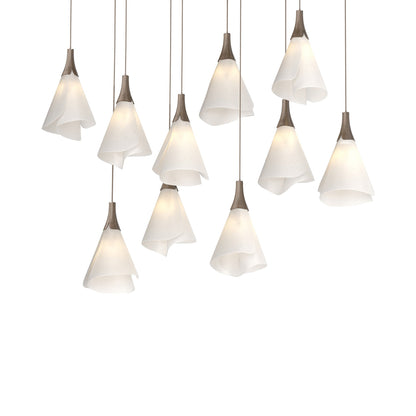 Mobius Linear Pendant Light in Bronze (Long).