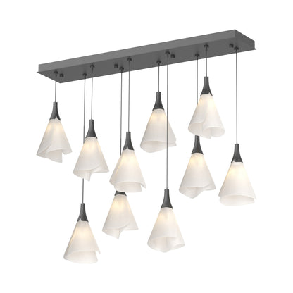 Mobius Linear Pendant Light in Black (Standard).