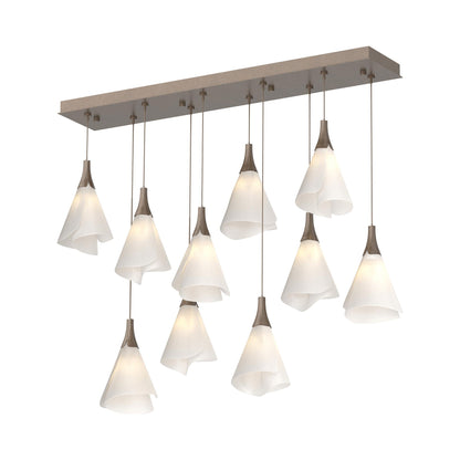 Mobius Linear Pendant Light in Bronze (Standard).