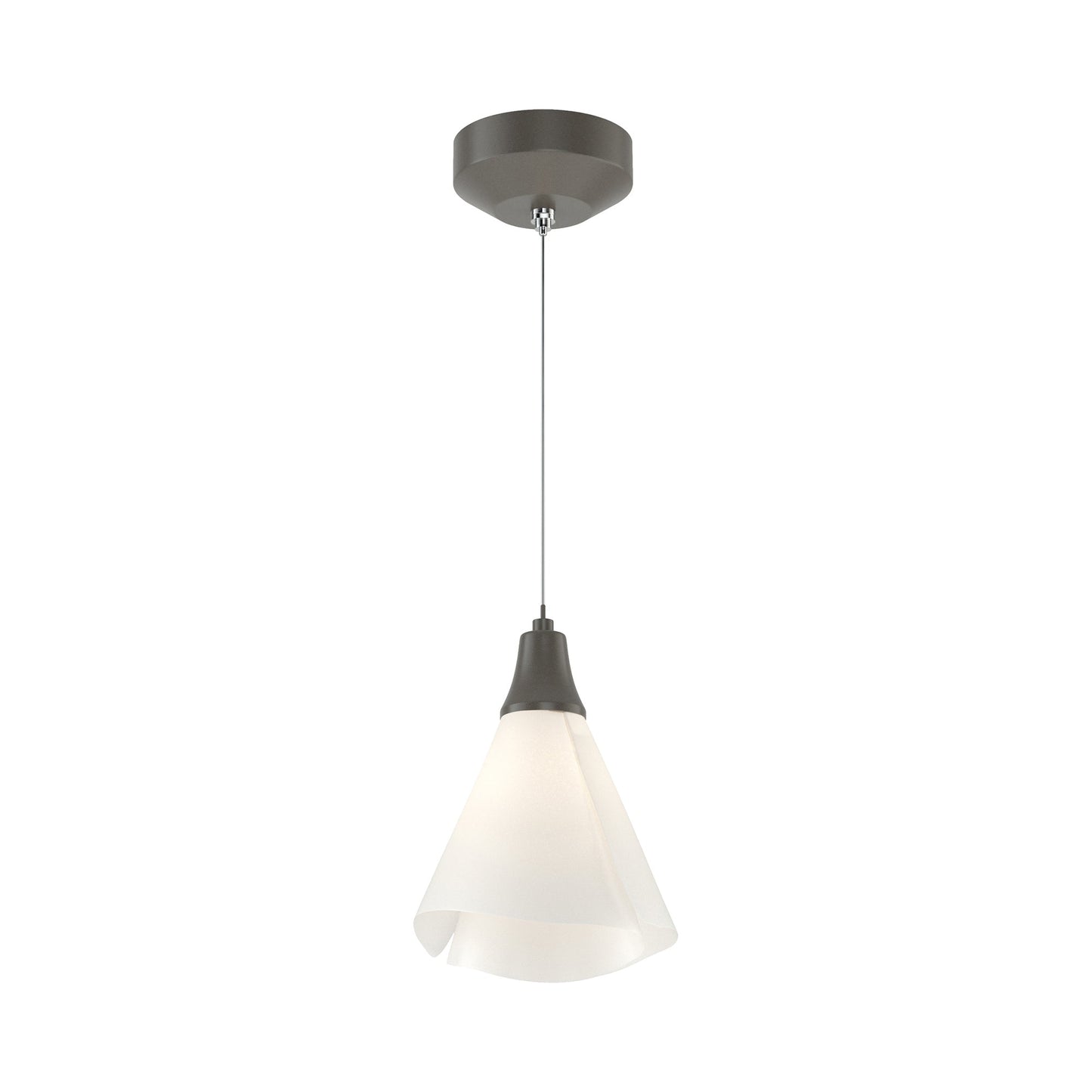 Mobius Low Voltage Mini Pendant Light in Dark Smoke.