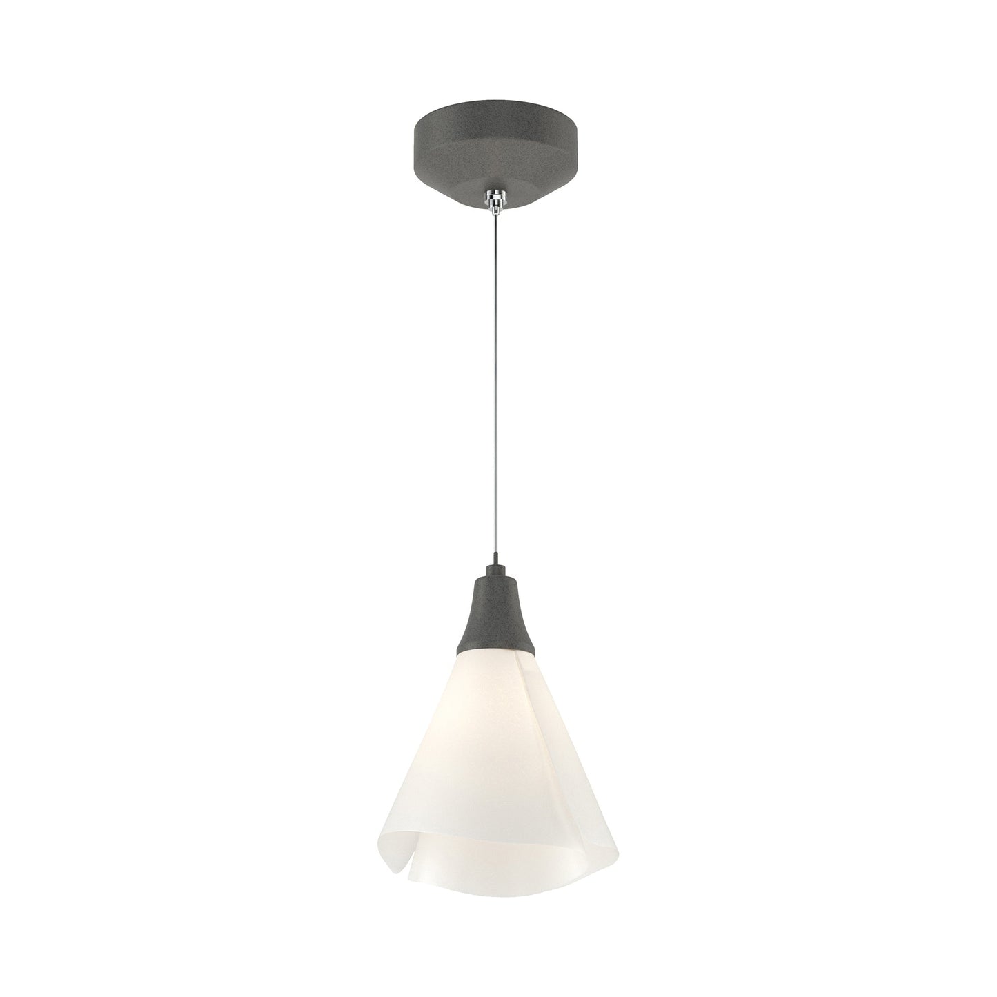 Mobius Low Voltage Mini Pendant Light in Natural Iron.