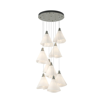 Mobius Round Pendant Light in Sterling (Standard).