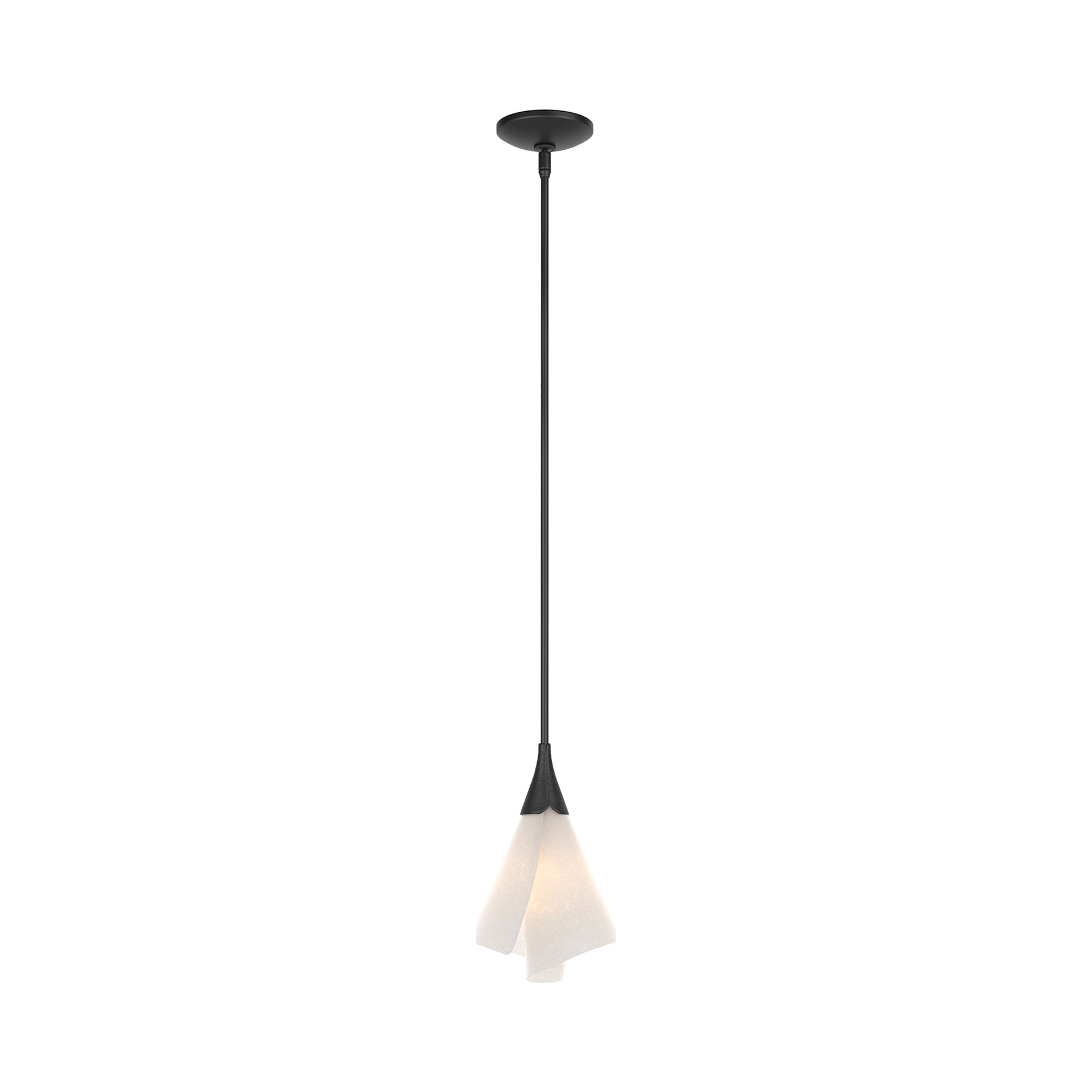 Mobius Single Mini Pendant Light in Black.