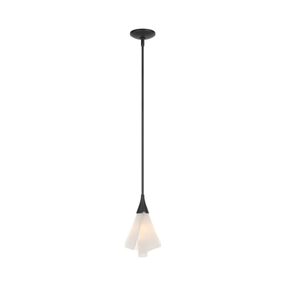 Mobius Single Mini Pendant Light in Black.