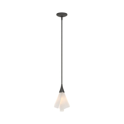 Mobius Single Mini Pendant Light in Natural Iron.