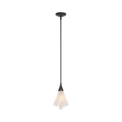 Mobius Single Mini Pendant Light in Oil Rubbed Bronze.