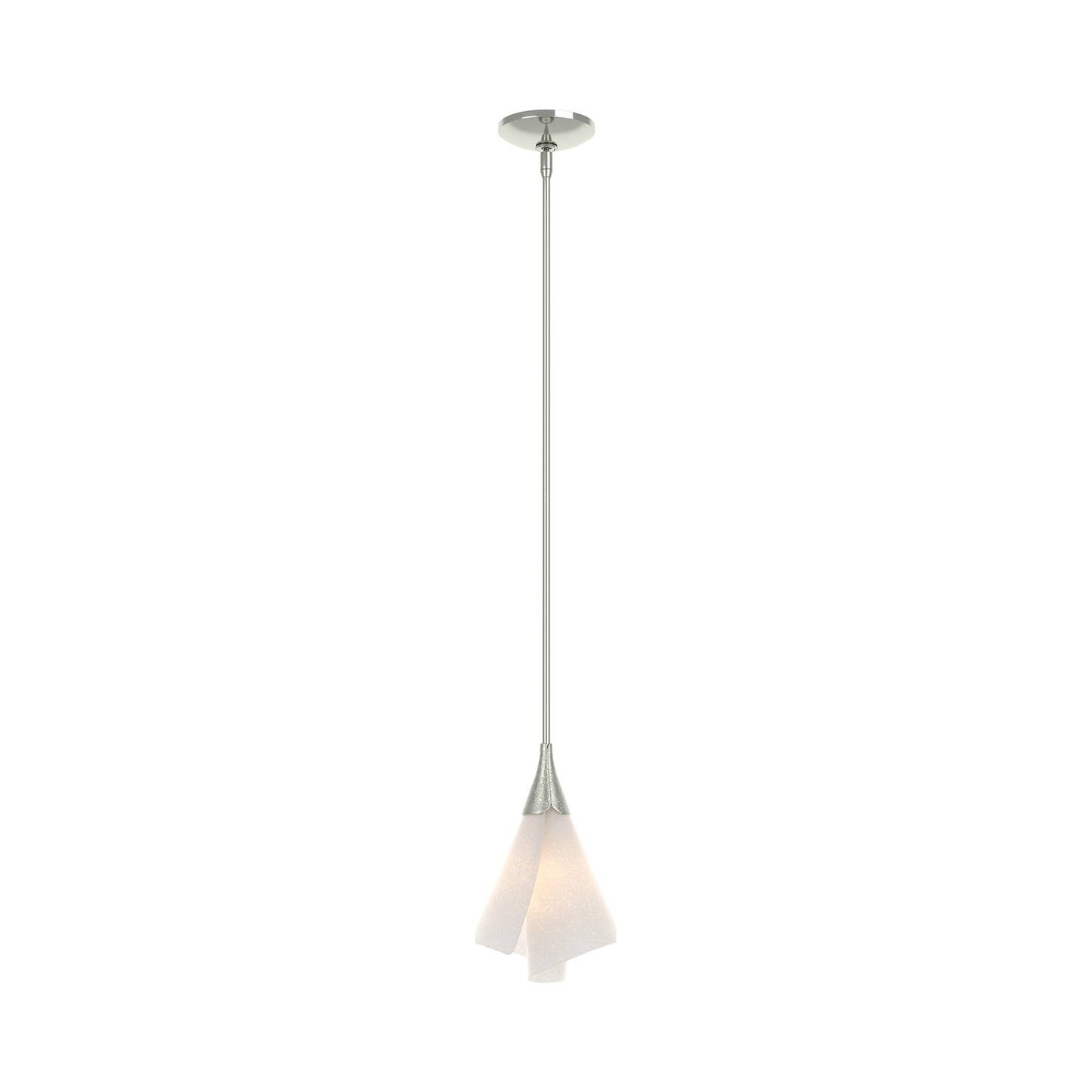 Mobius Single Mini Pendant Light in Sterling.