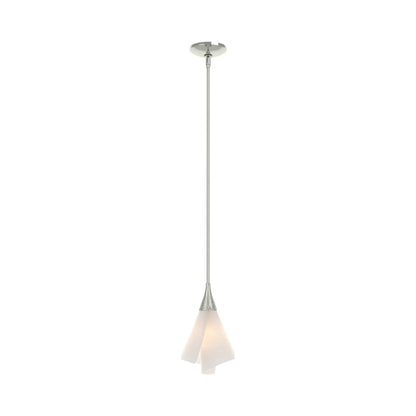 Mobius Single Mini Pendant Light in Sterling.