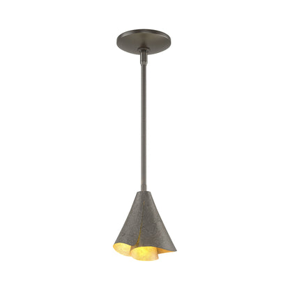 Mobius Steel Shade Pendant Light in Oil Rubbed Bronze.