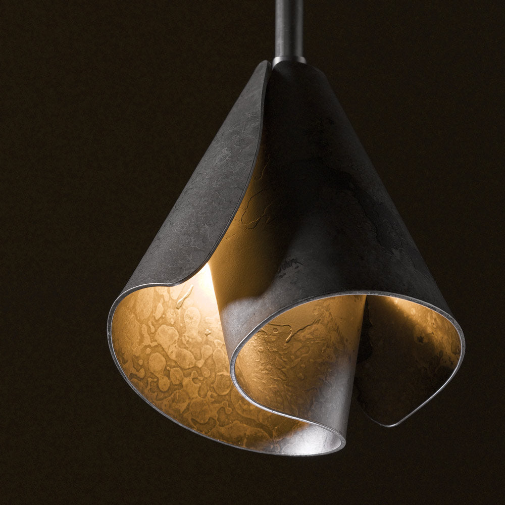 Mobius Steel Shade Pendant Light in Detail.