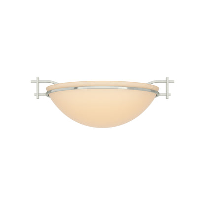 Moonband Semi Flush Mount Ceiling Light in Sterling (Small/Sand Glass).