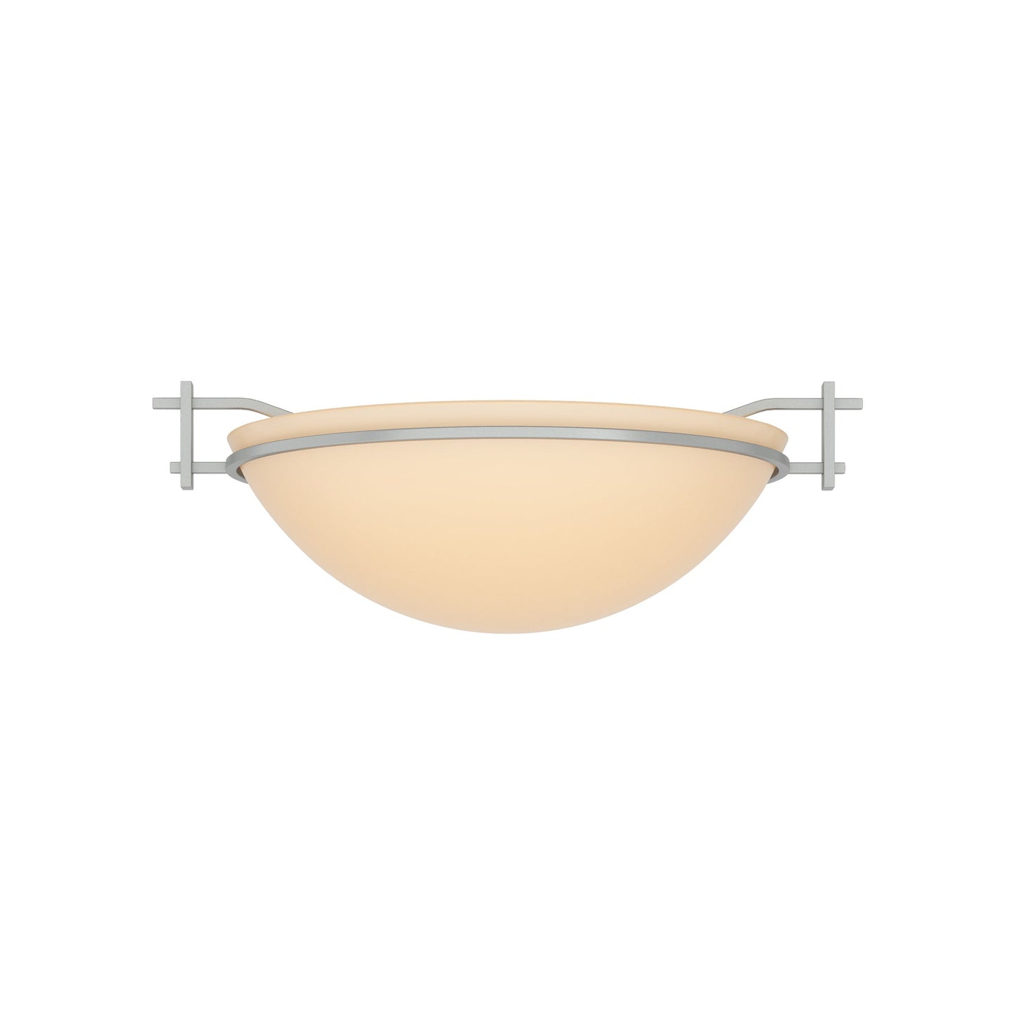 Moonband Semi Flush Mount Ceiling Light in Vintage Platinum (Small/Sand Glass).