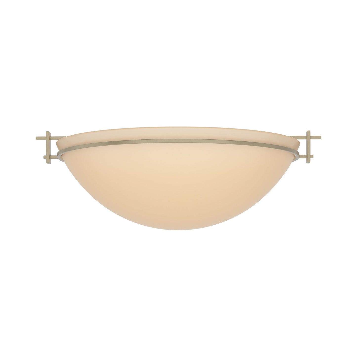Moonband Semi Flush Mount Ceiling Light in Soft Gold (Large/Sand Glass).