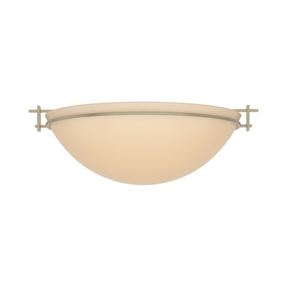 Moonband Semi Flush Mount Ceiling Light in Soft Gold (Large/Sand Glass).