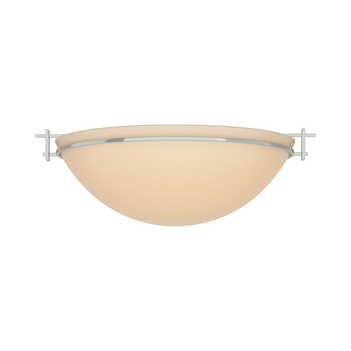 Moonband Semi Flush Mount Ceiling Light in Sterling (Large/Sand Glass).