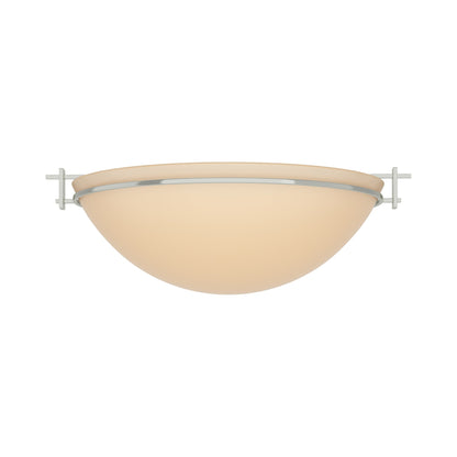 Moonband Semi Flush Mount Ceiling Light in Sterling (Large/Sand Glass).