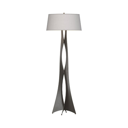 Moreau Floor Lamp in Dark Smoke (Flax).