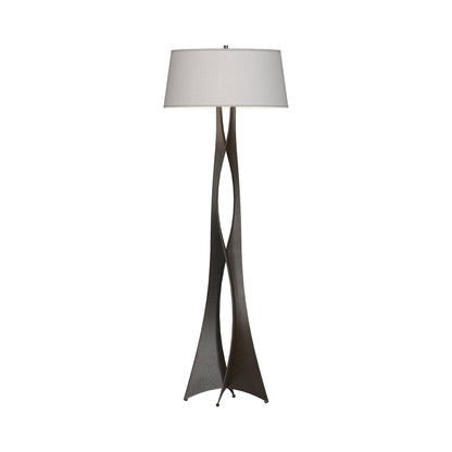 Moreau Floor Lamp in Oil Rubbed Bronze (Flax).