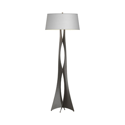 Moreau Floor Lamp in Dark Smoke (Natural Anna).