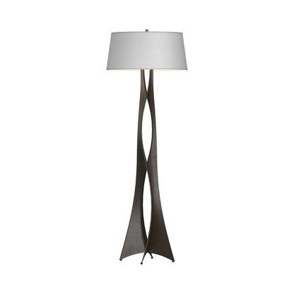 Moreau Floor Lamp in Oil Rubbed Bronze (Natural Anna).
