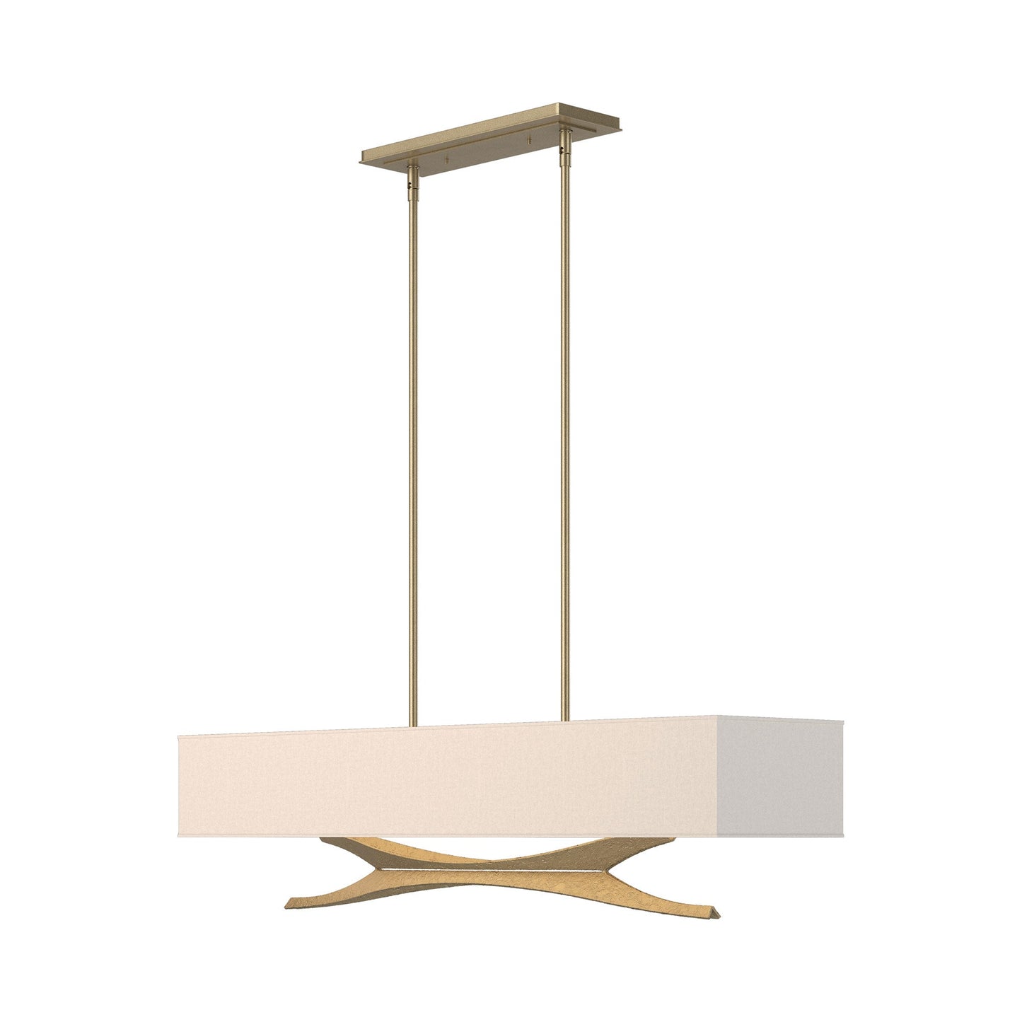 Moreau Pendant Light in Soft Gold (Flax).