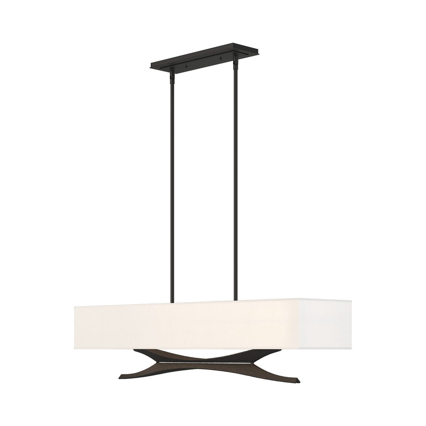 Moreau Pendant Light in Black (Natural Anna).