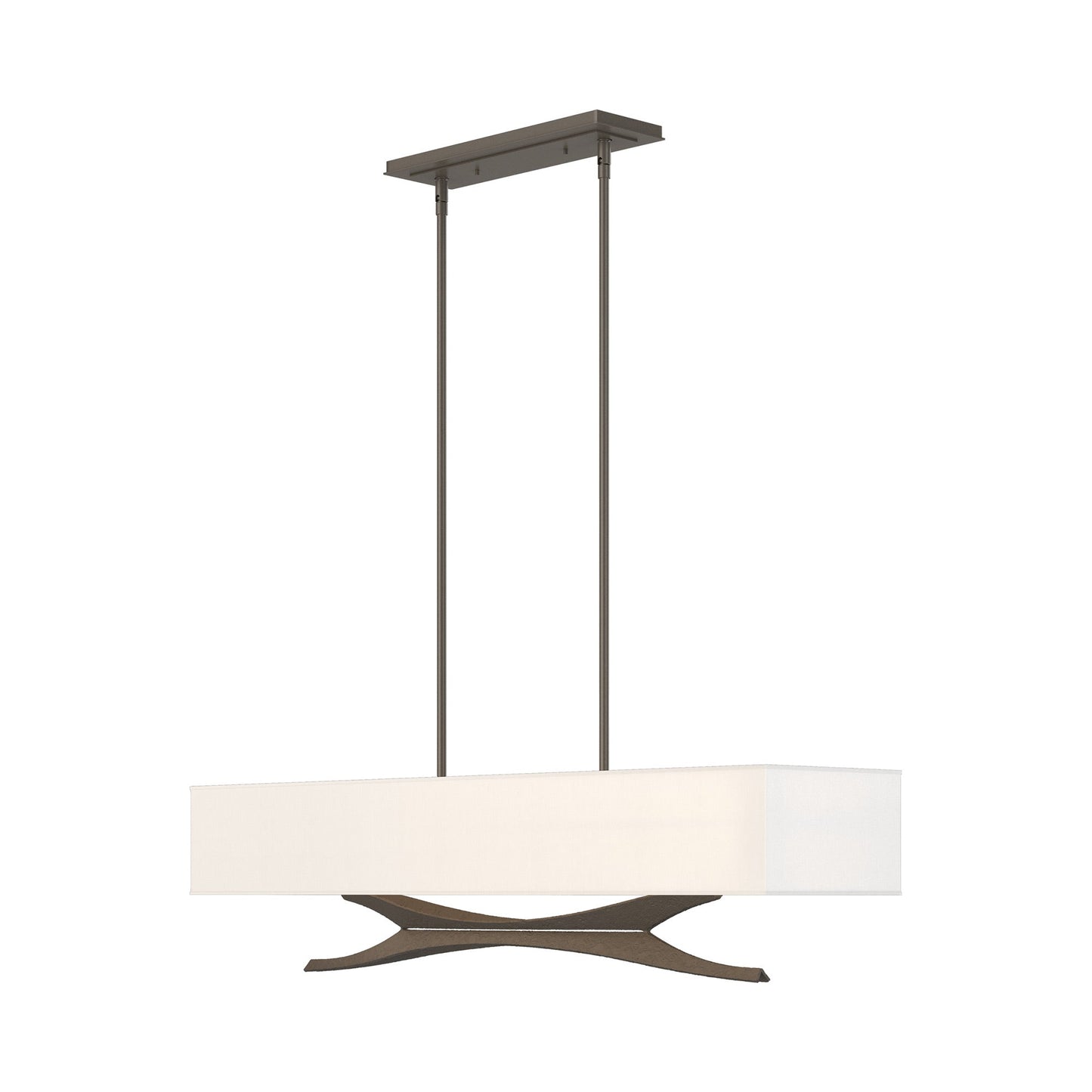 Moreau Pendant Light in Dark Smoke (Natural Anna).