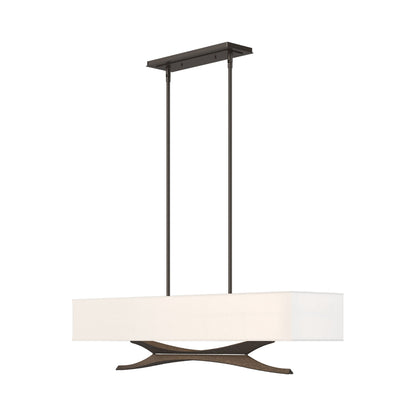 Moreau Pendant Light in Oil Rubbed Bronze (Natural Anna).