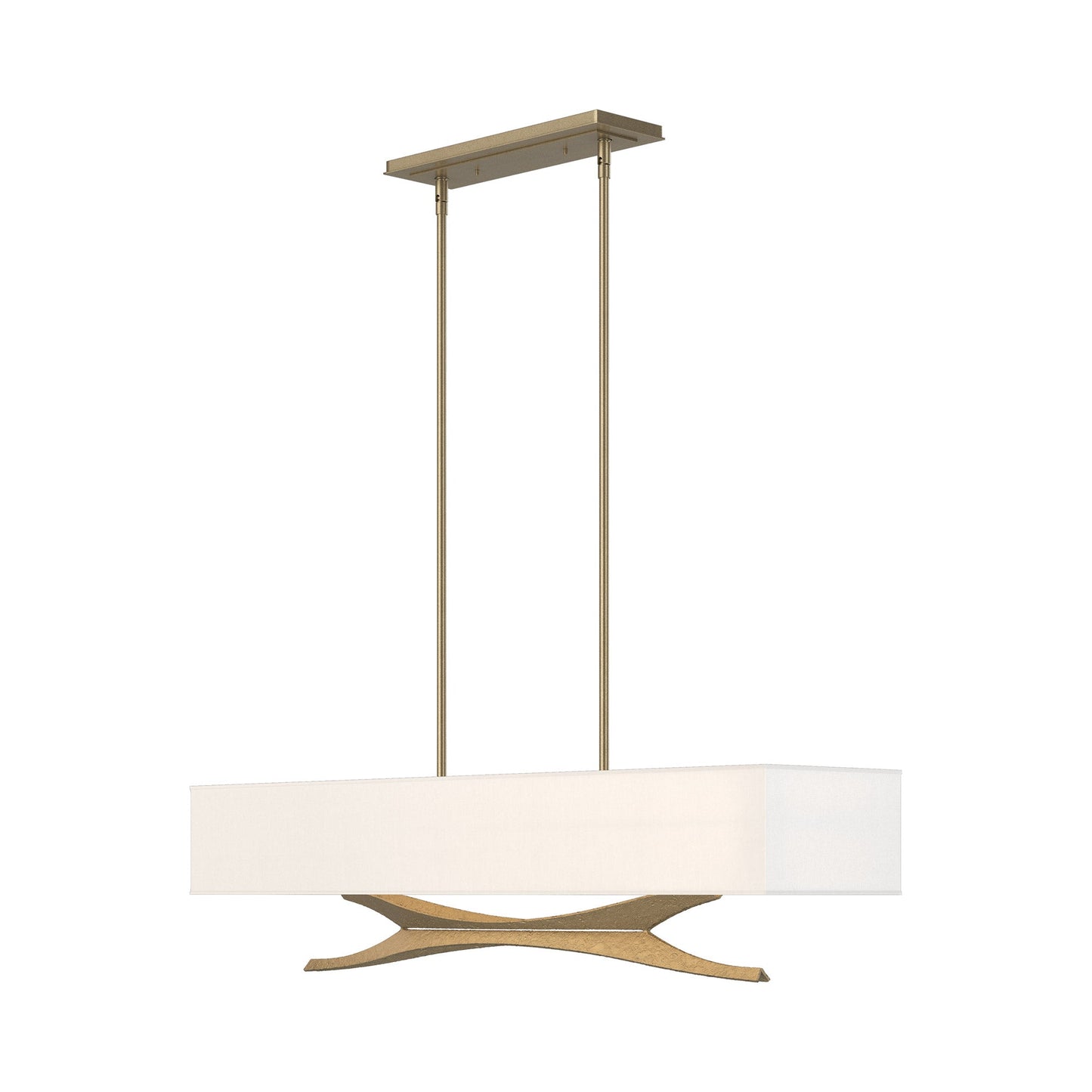 Moreau Pendant Light in Soft Gold (Natural Anna).