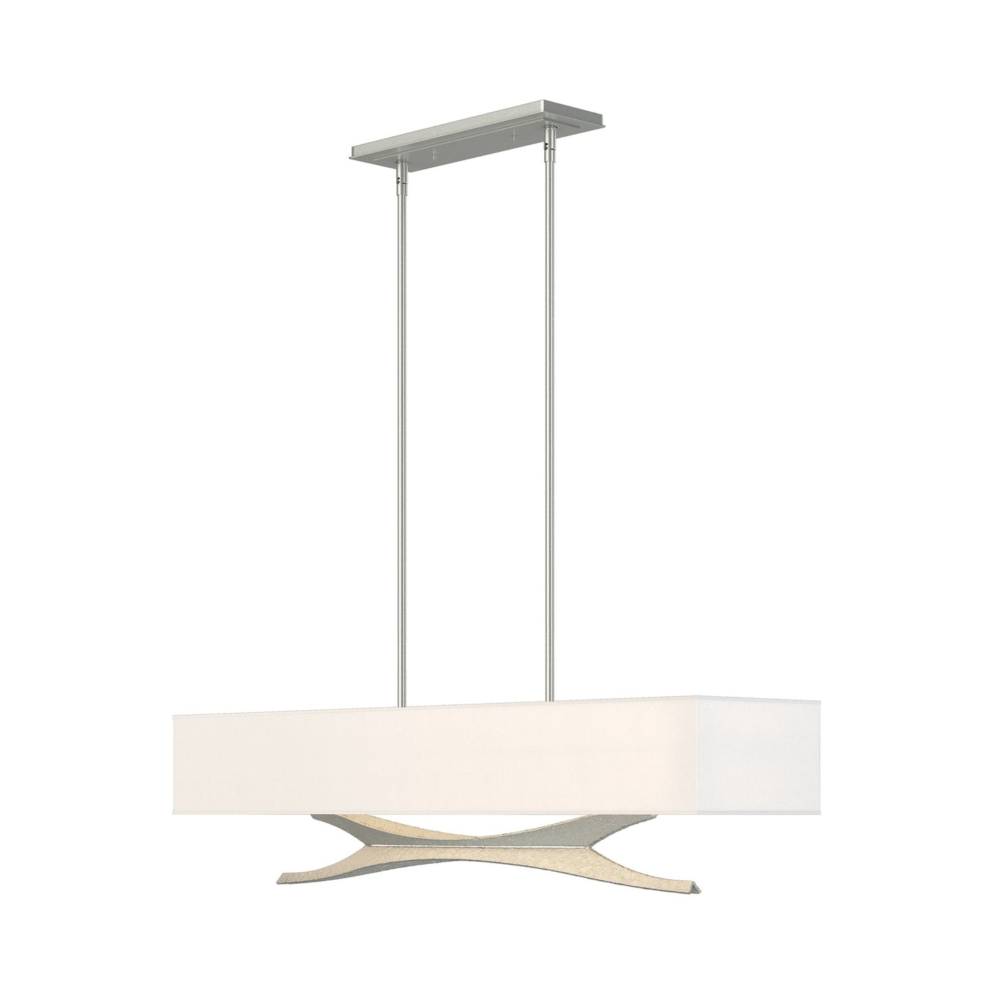 Moreau Pendant Light in Vintage Platinum (Natural Anna).