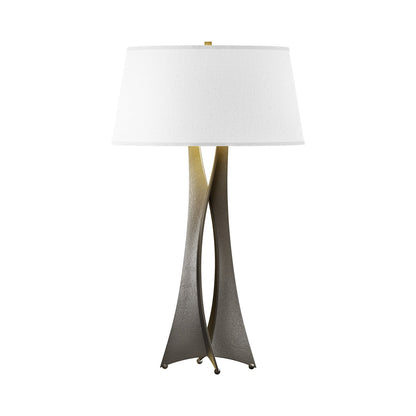 Moreau Tall Table Lamp in Dark Smoke (Flax).