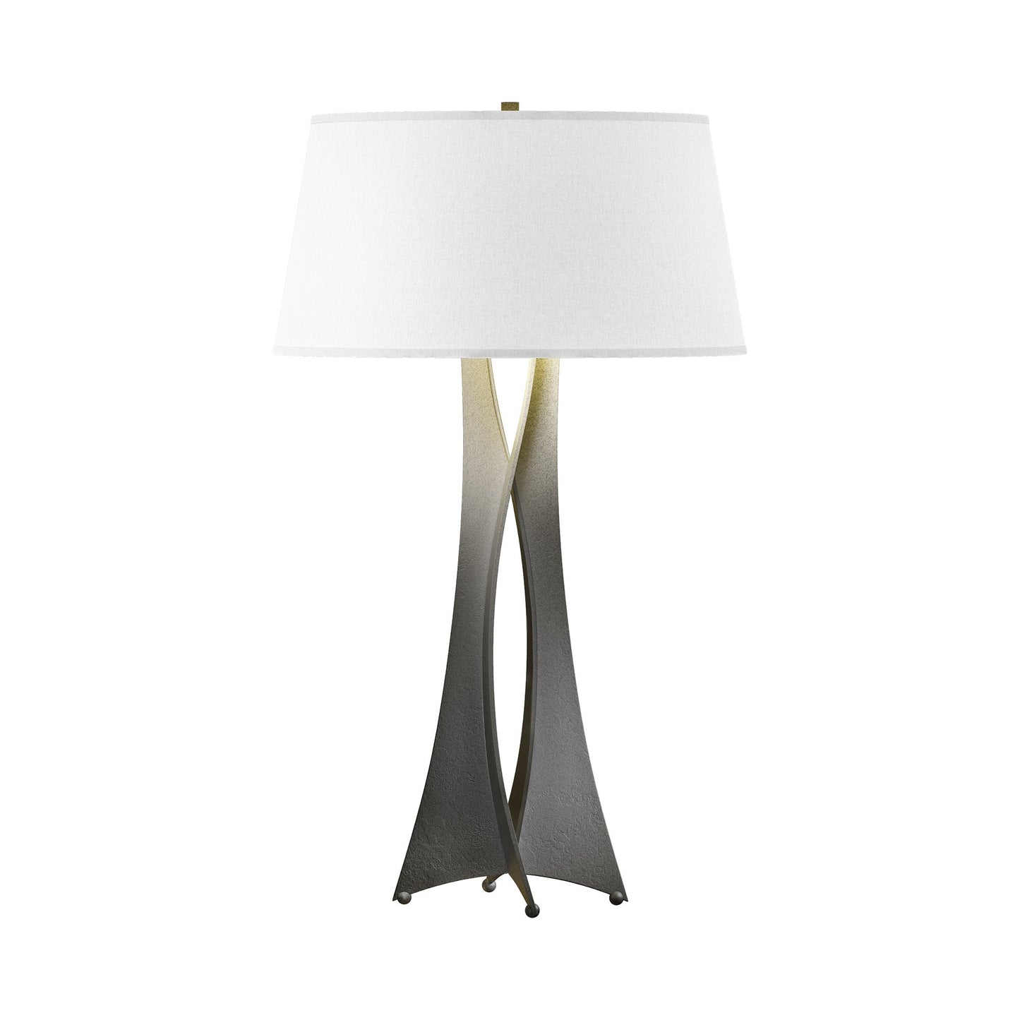 Moreau Tall Table Lamp in Natural Iron (Flax).
