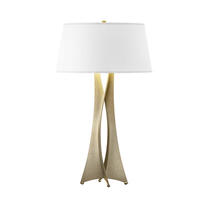Moreau Tall Table Lamp in Soft Gold (Flax).